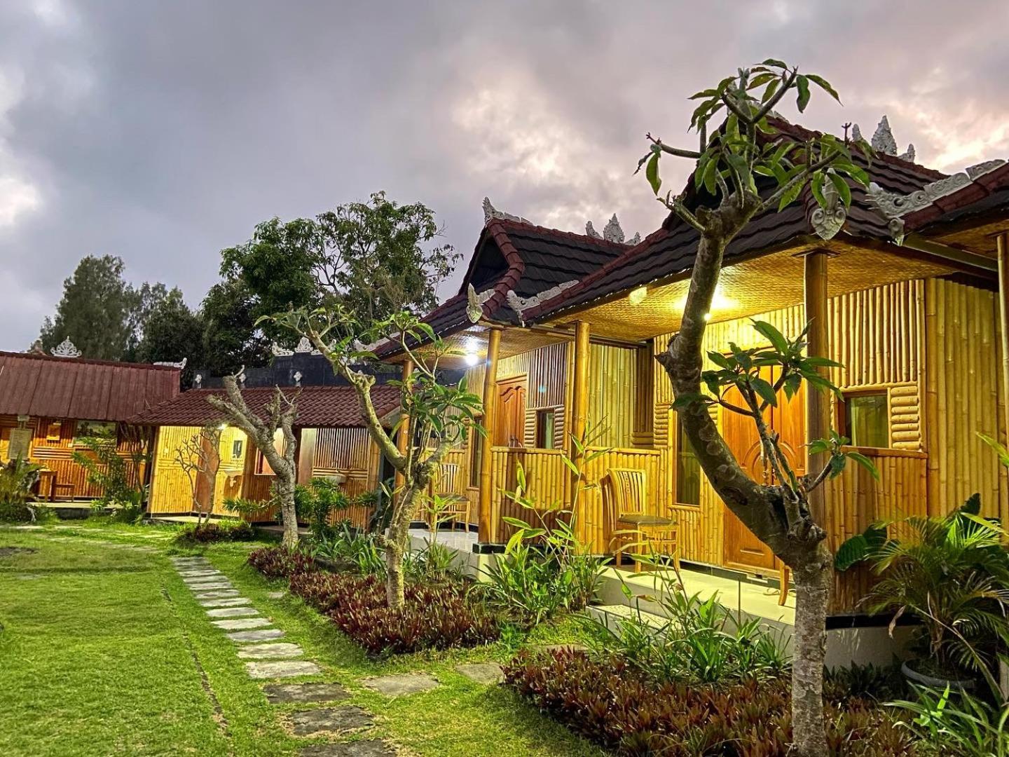 D'Yoga Bamboo House Kintamani Exterior foto
